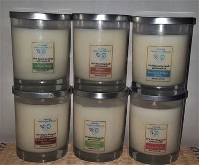 100% Natural Aromatherapy Soy Candles